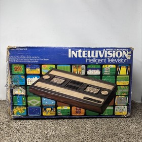 Intellivision Video Game console Tested Working Vintage Game Bundle In Box