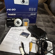 Olympus FE-20 8MP Digital Camera Bundle Tested A 
