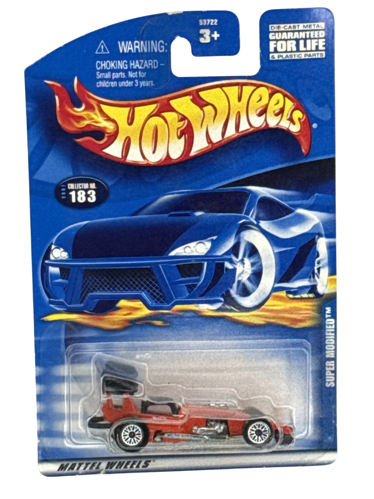 Vintage Hot Wheels Super Modified Die-Cast Car Collector 183 Mattel New 2000