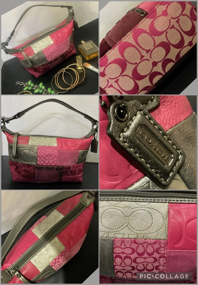 25+ Coach Patchwork Pink Bags & Handbags for Women for sale