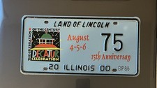 2000 Illinois License Plate Special Event Decatur 75