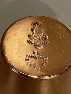 Timbal baking dish Guelphs Royal House of Hanover Copper