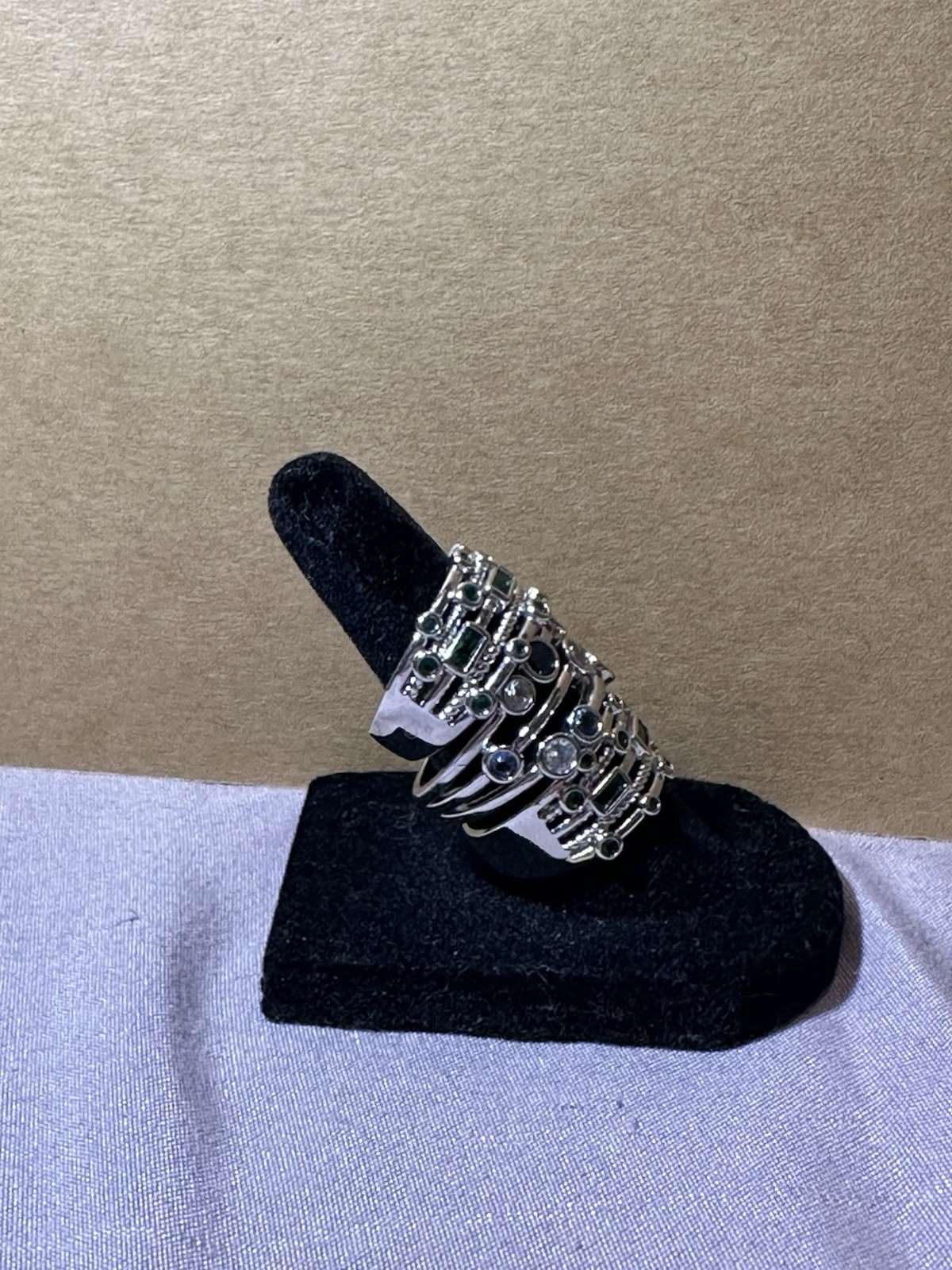 925 sterling silver Three stackable rings - image 4