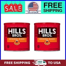 (2 pack) Hills Bros Original Premium Arabica Medium Roast Ground Coffee, 30.5 oz 10.02 per pound