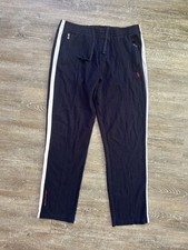 Polo Ralph Lauren Drawstring Sweatpants Pockets Men’s Large Navy Blue Fleece PRL