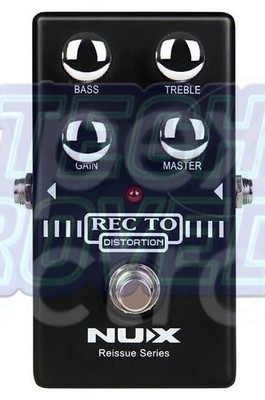 NUX Reissue Recto Distortion Guitar Effects Pedal Heavy Metal Rock Grunge
