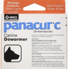 Panacur C Canine Dewormer Fenbendazole , 4 Gram