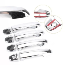 1 Set Chrome Side Door Handle Covers Trim For Toyota Camry Sedan 2012-2017 2013