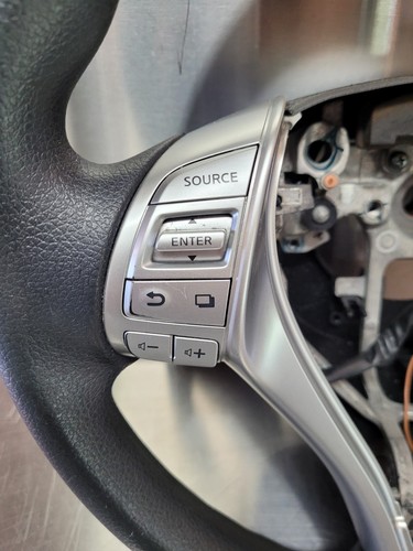 2014-2016 Nissan Rogue Steering Wheel w/ Cruise w/o Leather Black OE 48430-4BA0A - Picture 2 of 21