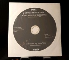 NEW Dell Drivers Diagnostic Utilities CD Dell Inspiron 1545 Reinstall Disk