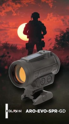 Holosun 1x26mm Solar Failsafe SPR Green Dot Sight ARO-EVO-SPR-GR