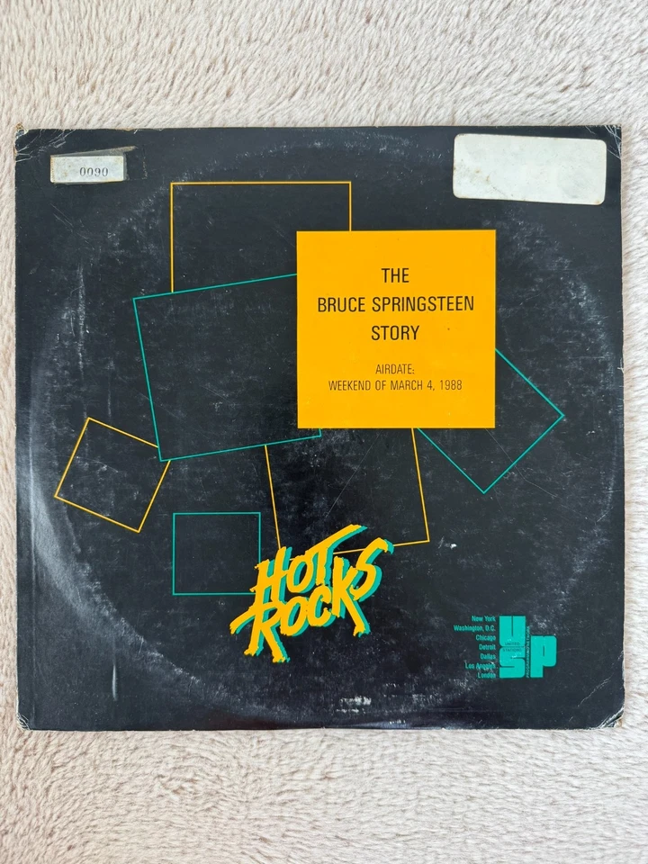 BRUCE SPRINGSTEEN Story HOT ROCKS 2LP Radio 1988 United Stations Programming USP - Image 2 of 4