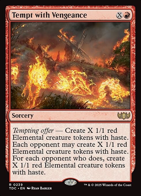 Tempt with Vengeance 239 R Normal TDC MTG NM