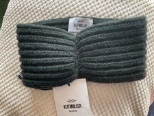 Stirnband ~ von  Klitmoller SWEDEN ~ Strick 🧶 ~ Merino Wolle ~ Grün ~ NEU ~ 