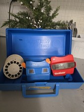 View Master Vintage Set of 2 3D Red Blue Viewer with Slide Collection