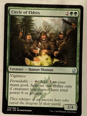 Circle of Elders - Dragons of Tarkir Magic the Gathering MTG Nice!