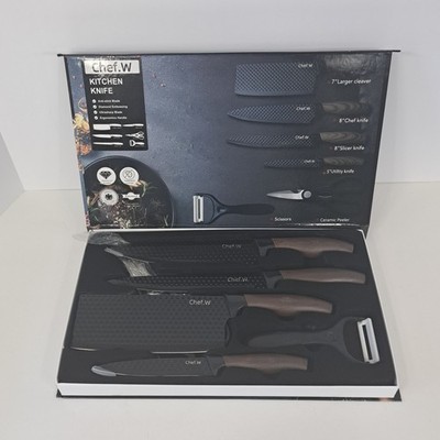 Chef. W 6 Piece Kitchen Knife Set New in the Box