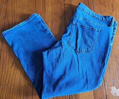 Old Navy Womens Size 20 Short Pockets Mid Rise WOW Bootcut Denim Blue Jeans