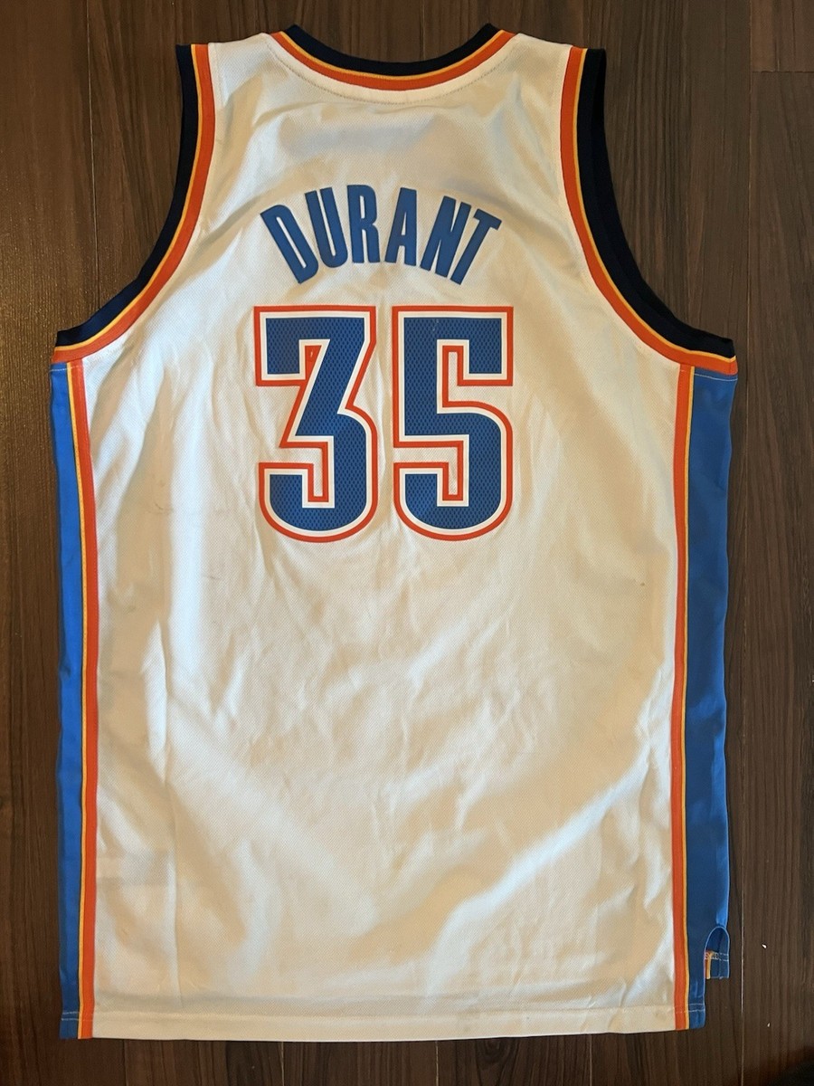 Kevin Durant Oklahoma City Thunder Men's L White 2010 Adidas