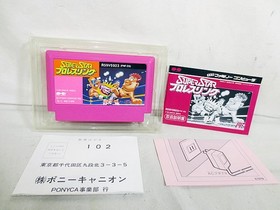 Superstar Pro Wrestling Nintendo Famicom Japan Import Free shipping FedEx DHL