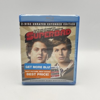 Superbad (Blu-ray) 2-Disc Unrated Extended Edition NEW Sealed Copy 2007 USA