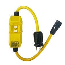 Southwire 25080301-6 2' GFCI 20A 120V In-Line Adapter Shockshield