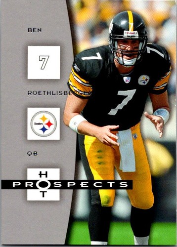 2006 Fleer Hot Prospects #76 Ben Roethlisberger - Picture 1 of 2