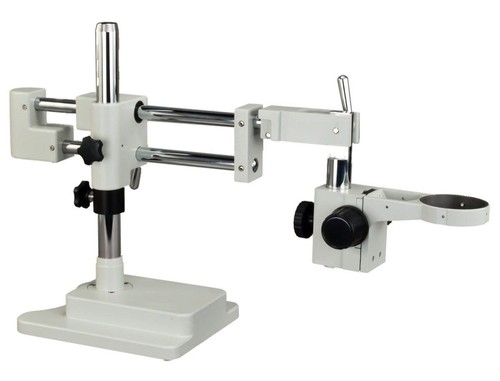 OMAX supporto boom microscopio stereo a doppio braccio resistente con scaffalatura di messa a fuoco 76 mm - Foto 3 di 9