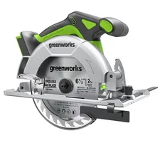 Greenworks 24V 6 1/2 inch Cordless Circular Saw max 4800 RPM - Tool Only