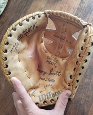 Wilson A2853 Baseball Glove RHT "The Big Scoop" Leather George Scott Vintage