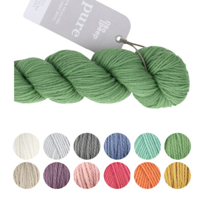West Yorkshire Wool Spinners Pure DK Worsted Falkland Merino Yarn