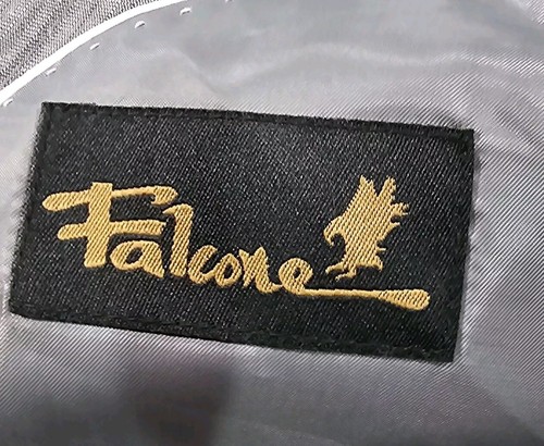 Falcone Superlative 150s Blazer Jacket Sport Coat Gray Long Striped SIZE 44L - Picture 7 of 11