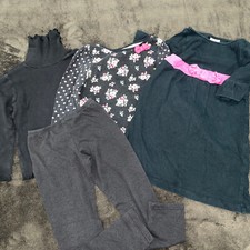 Girls Black Clothing Lot of 4 Size 2T Tunic, leggings, Shirts
