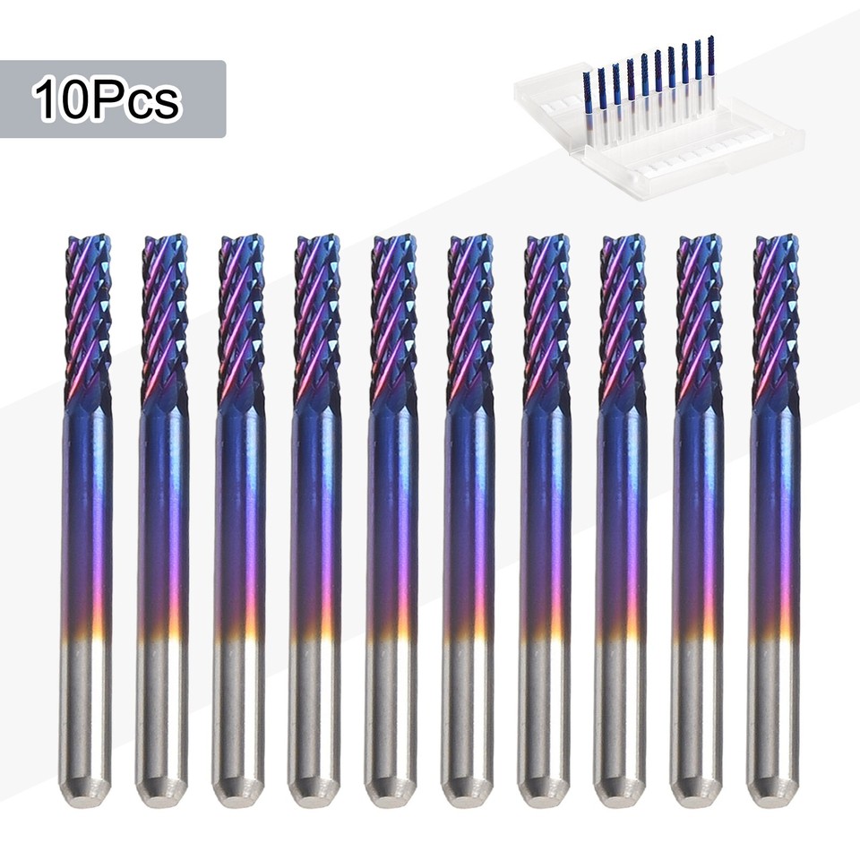 High Performance 10 x 3mm Carbide Milling Cutter for Copper Processing