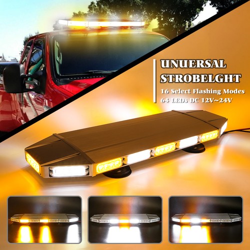28inch Rooftop strobe light Emergency Warning Flashing Beacon Snow Plow Light - Picture 5 of 15