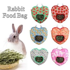 Rabbit Hay Feed Bag Small Pet Hay Bag Guinea Pig Totoro Hanging Feed Bag