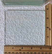  1 Vintage Replacement Clock Glass RECTANGLE FLAT 3 7/8  X 4 3/8  