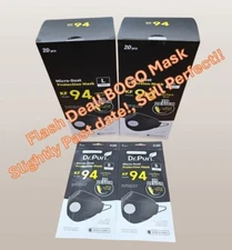 [40 Packs] Micro-dust Protection Dr. Puri KF94 Mask (Black) - BOGO Mask
