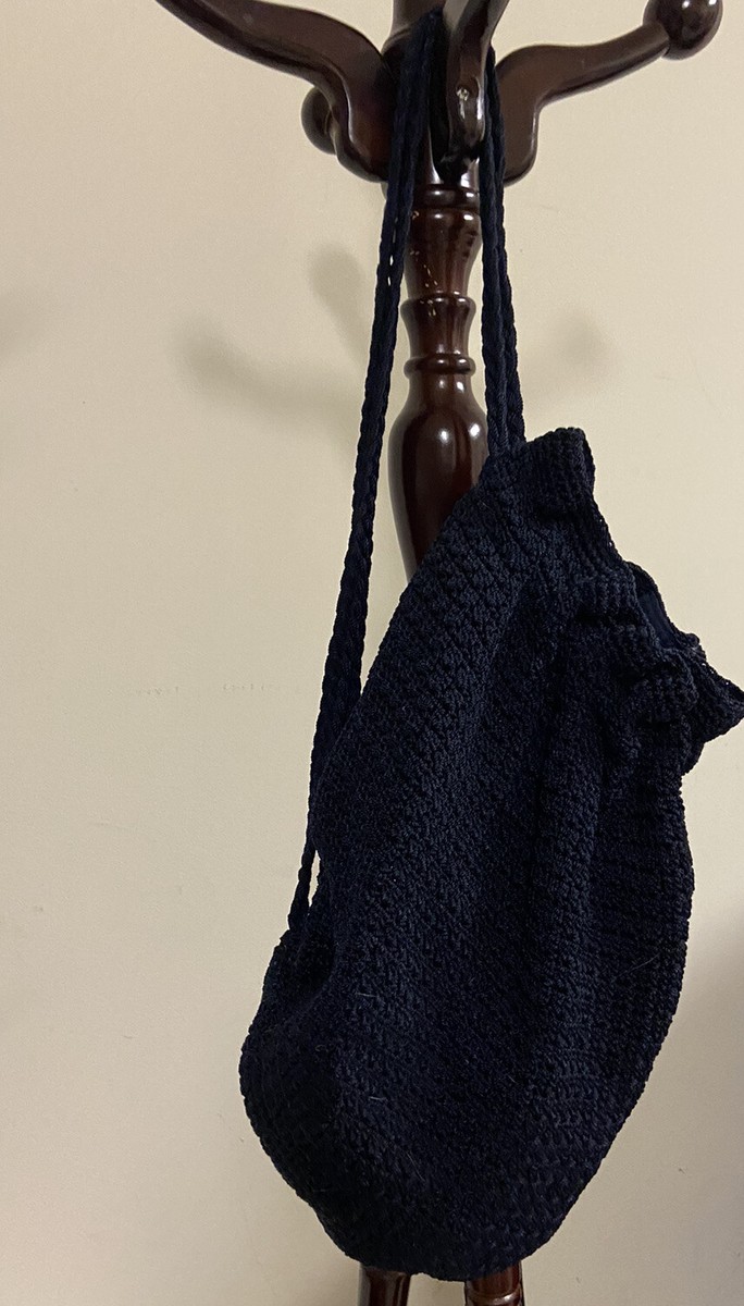 The Sak Blue Crochet Backpack Shop The Sak Amberly Crochet Backpack, neptun – Luggage Factory main image 2