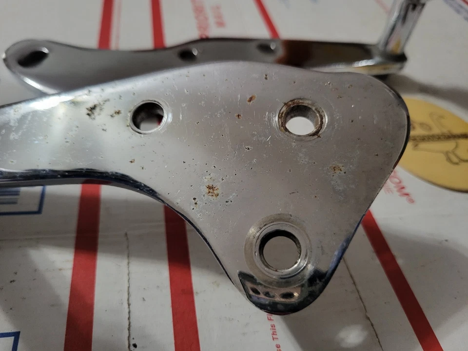 Harley Davidson JB JayBrake Highway Clavija Montaje Soportes Chopper Bobber Jay Cromo Foto 2 de 4