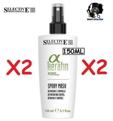 2X SELECTIVE α KERATIN SPRAY MASK 150ML PROFESSIONAL RINSELESS MASK