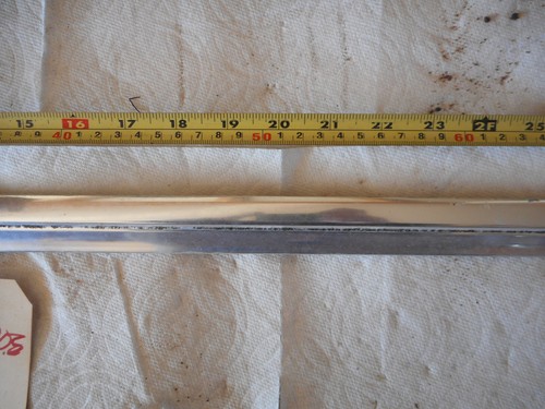 Mercedes Benz W108 Front Right Door Edge Chrome Aluminum Trim below window KK- - Picture 4 of 11