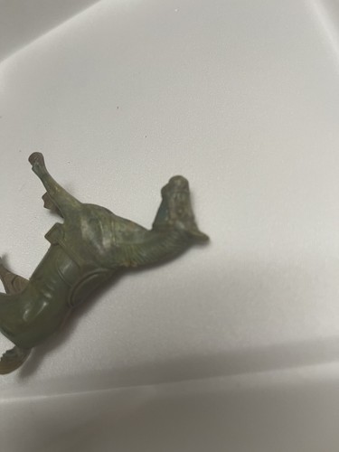 Antiker 50er Jahre Ajax Bogenschütze Hartplastik grün Wirbel marmoriert Farbe alle drei - Bild 7 von 7