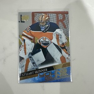 20-21 Upper Deck Young Guns Stuart Skinner Silver Foil #496 Rookie RC