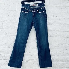 Vigoss Bootcut Jeans Women’s Size  5/6 28Blue Denim  2% Spandex