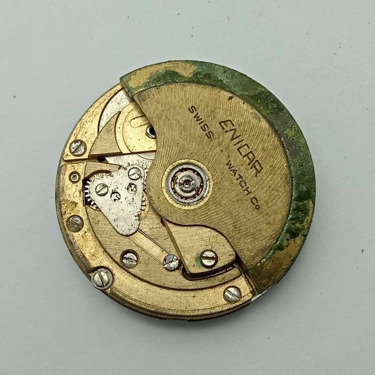 Enicar AR 167 Automatic Watch Movement For Parts - Image 3 of 3