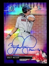 Brett Netzer 2017 Bowman Chrome Draft Autographs Purple Refractor #CDA-BN 80/250