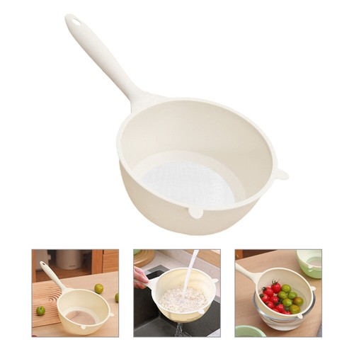 Filter Plastic Mesh Colander Large Strainers Fine Rice Washing Sieve - Picture 6 of 12