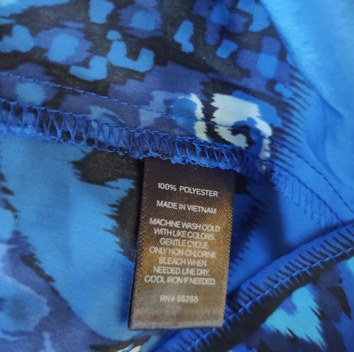 Express sleevess spaghetti strap pattern dress - image 8