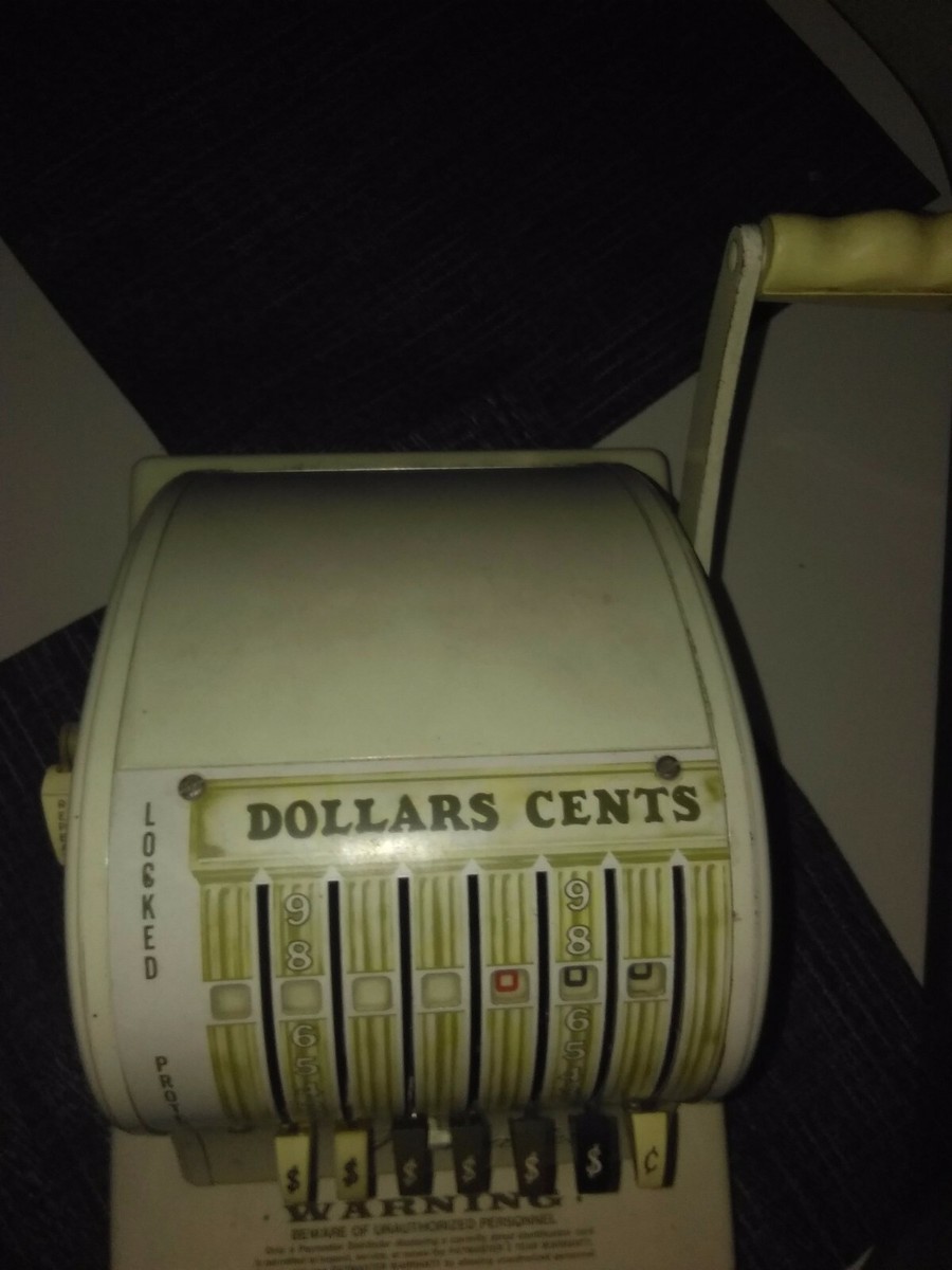 Paymaster s-1000 Vintage Check Writer. | eBay